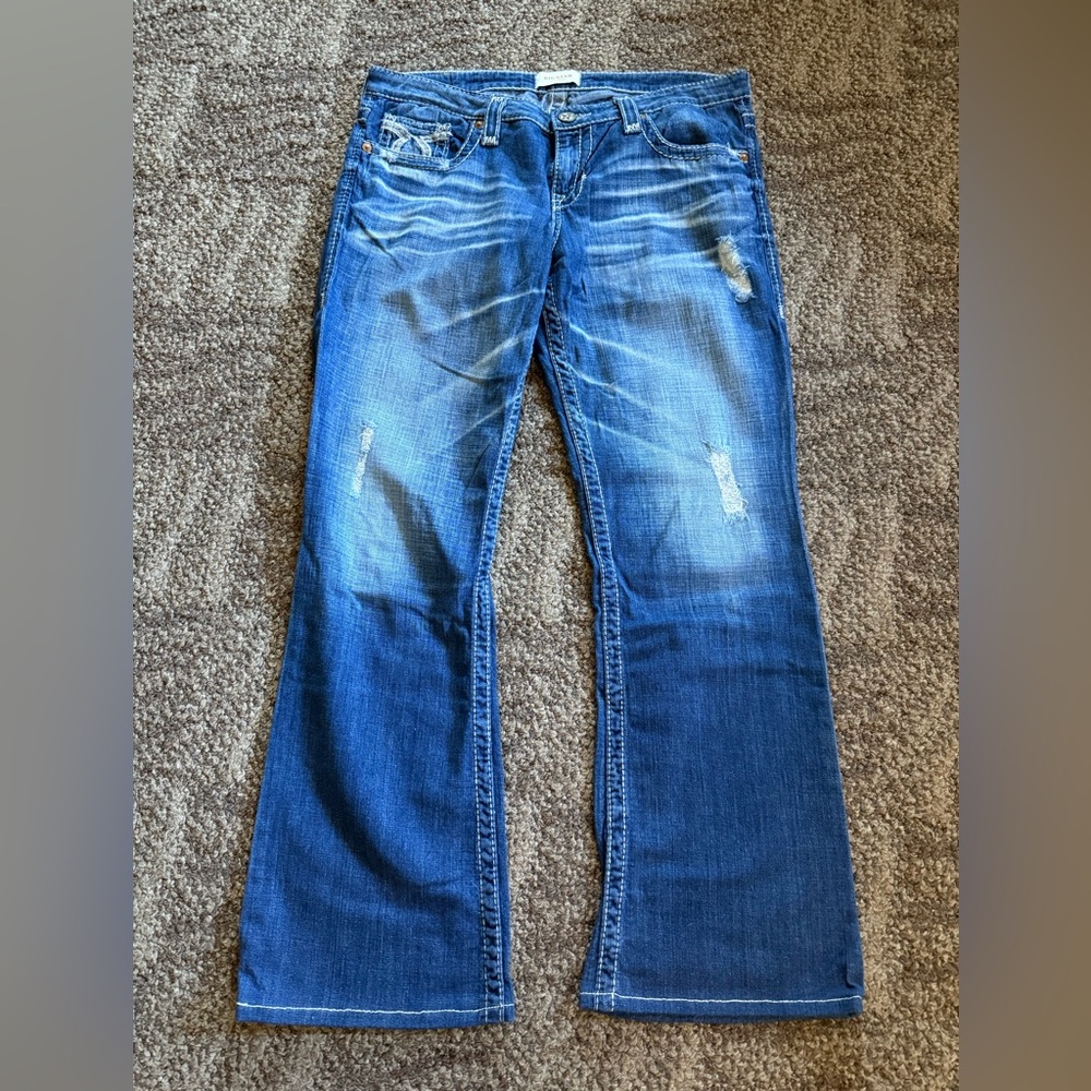 Women's Big Star Blue Jeans size 32 R. 30 inseam